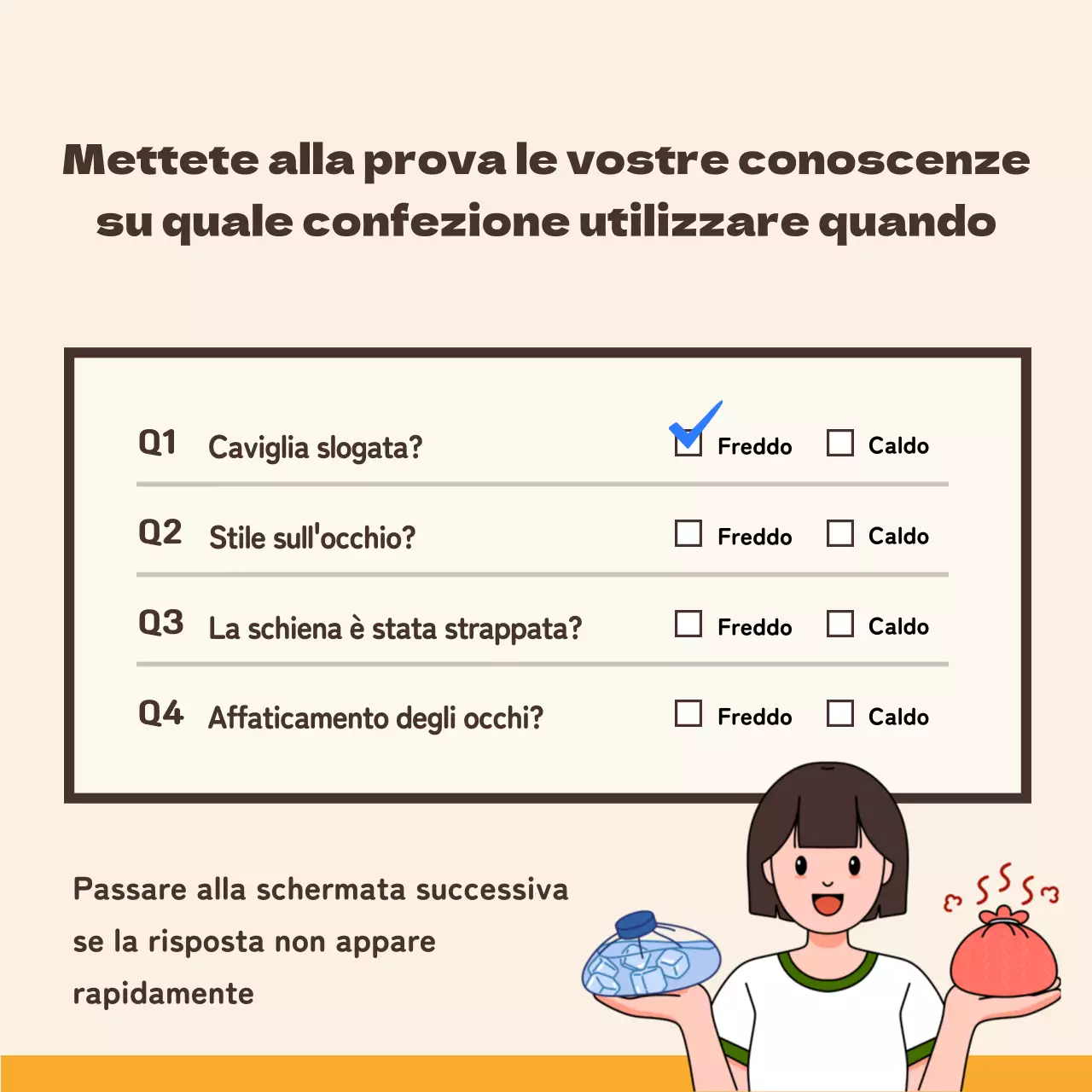 Cataplasmi contestualizzati con un concetto di cartone animato giallo e marrone