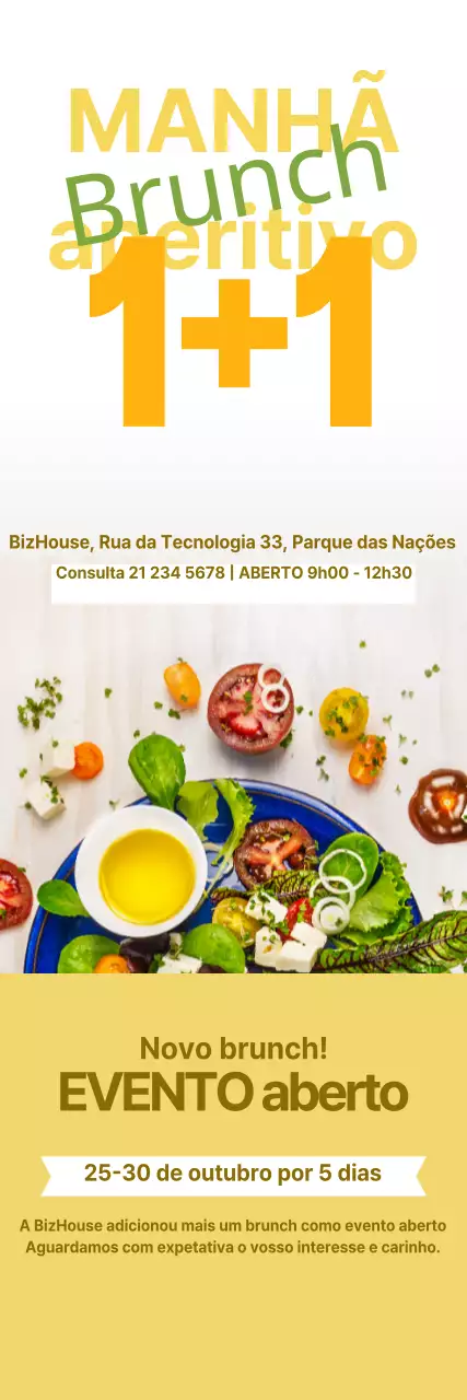 Conjunto de brunch