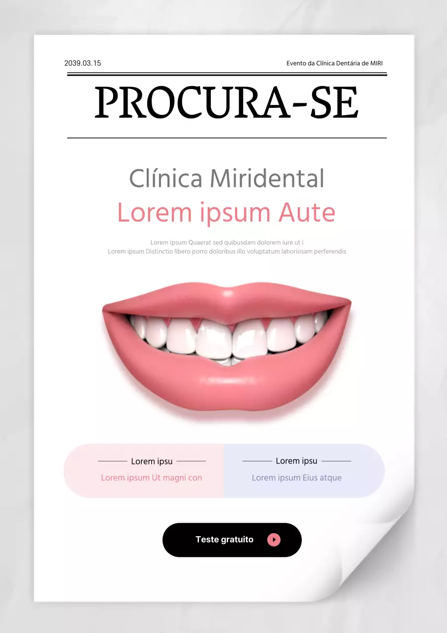 Ensaios de branqueamento dentário