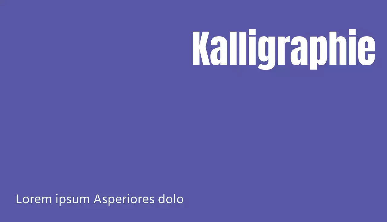 Kalligraphie