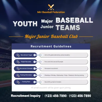 Navy Professional Baseball Recruitment Social Media Post