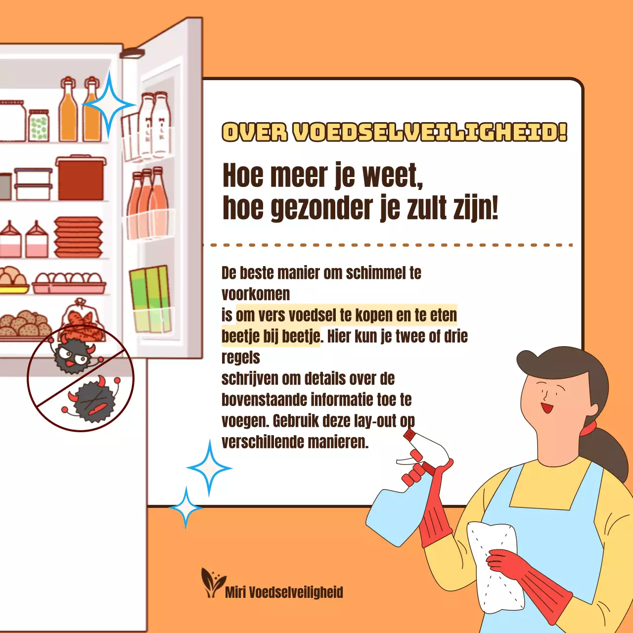 Wijsheid over het bewaren en eten van bruine, kruipende schimmel CardNews
