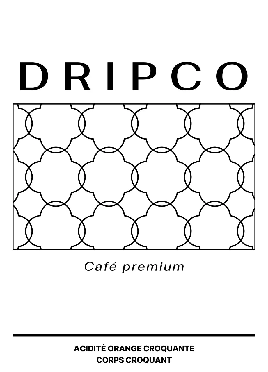 Design avec un motif de lignes noires