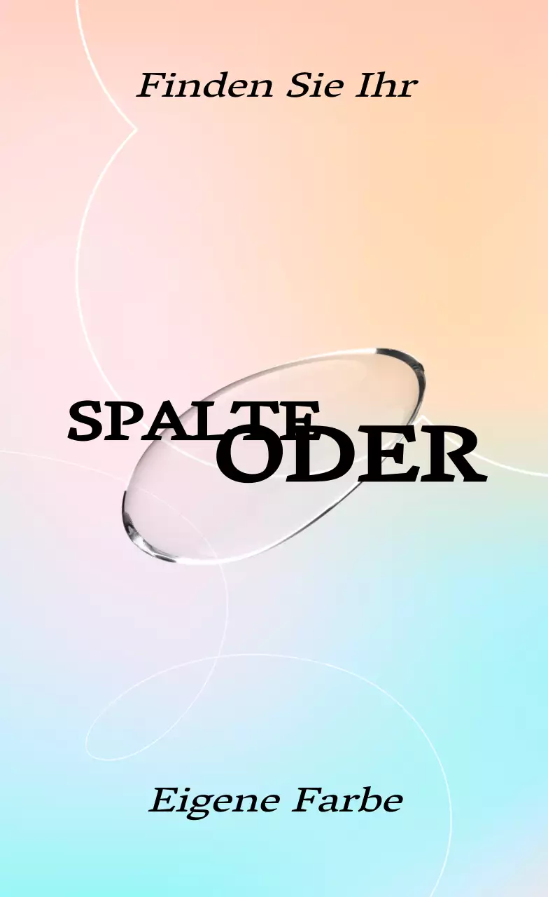 Ausstellungsware mit bunten Farbverläufen und einer verträumten Atmosphäre