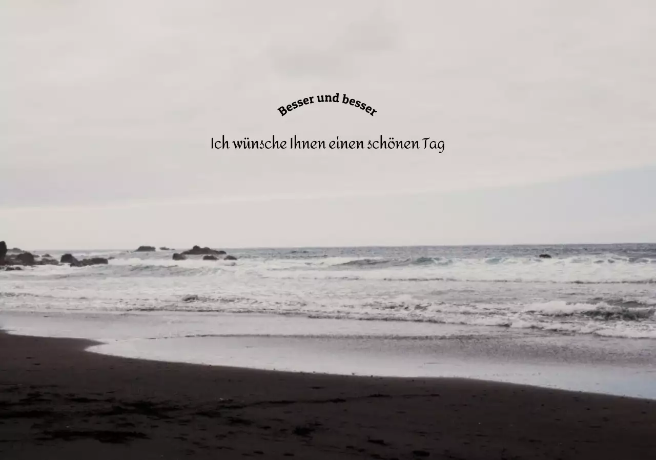 Emotionale Meeresfotografie und Kalligrafie