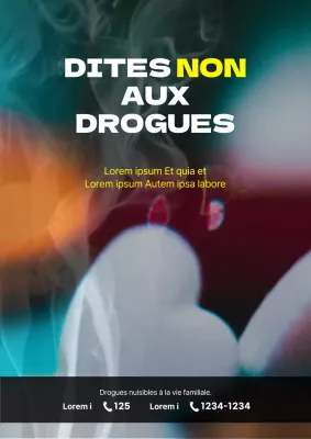 La campagne antidrogue blanche et jaune