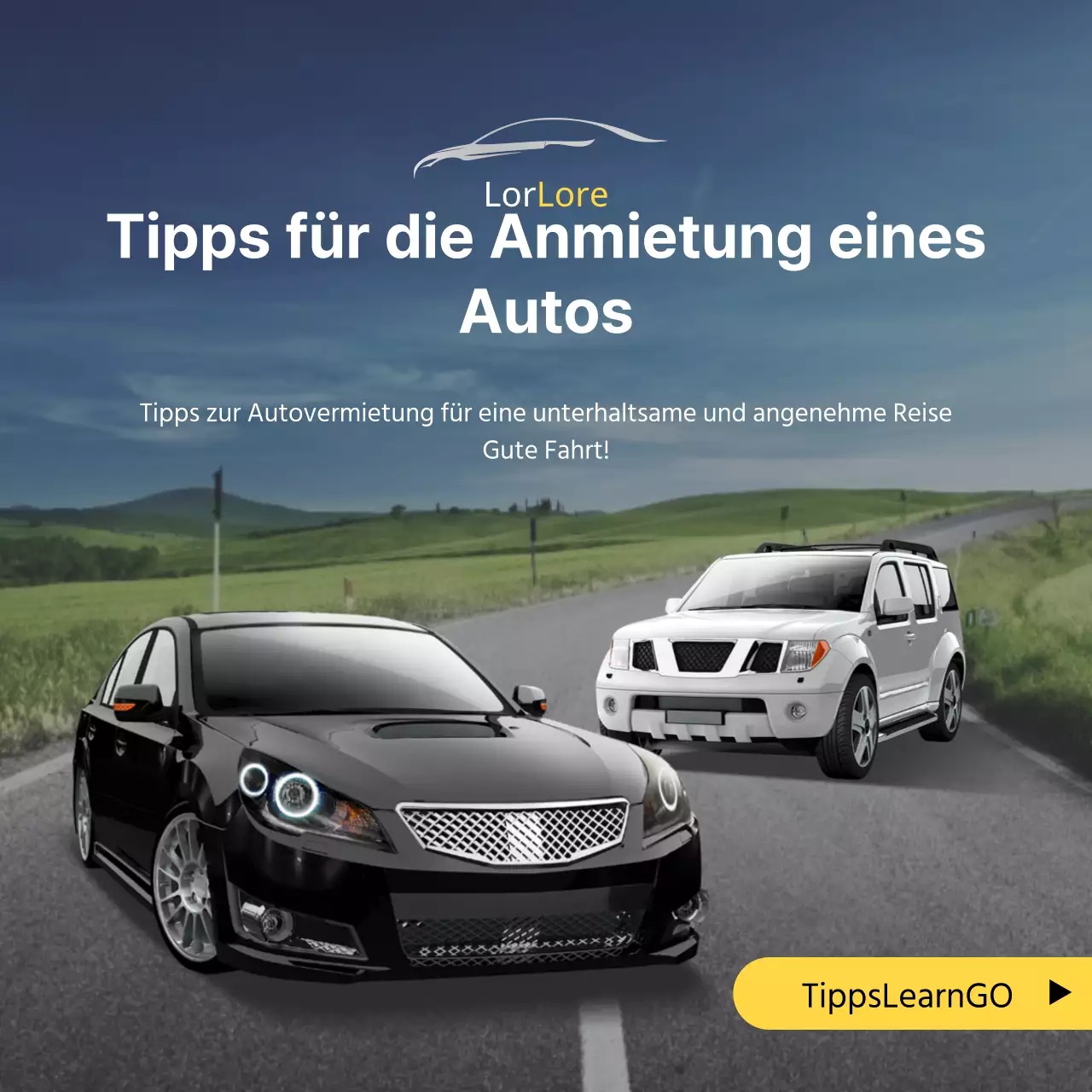 Tipps für die Nutzung grauer und gelber Mietautos