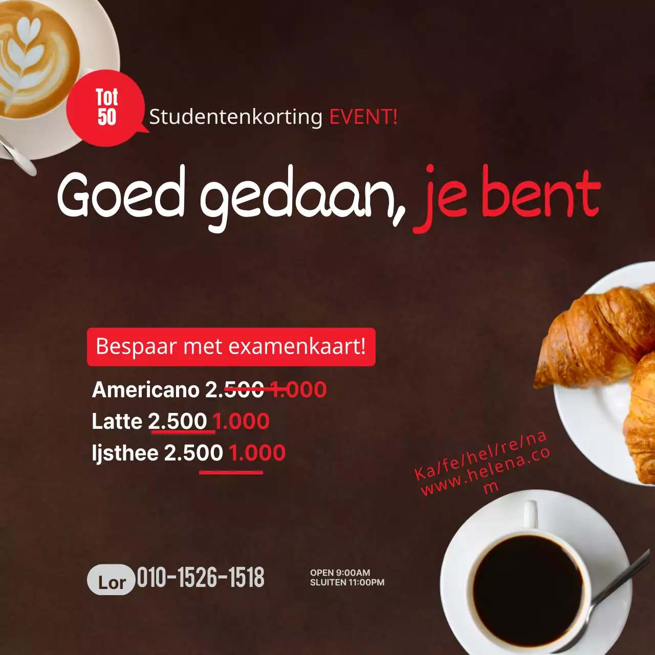 Evenementen met studentenkorting