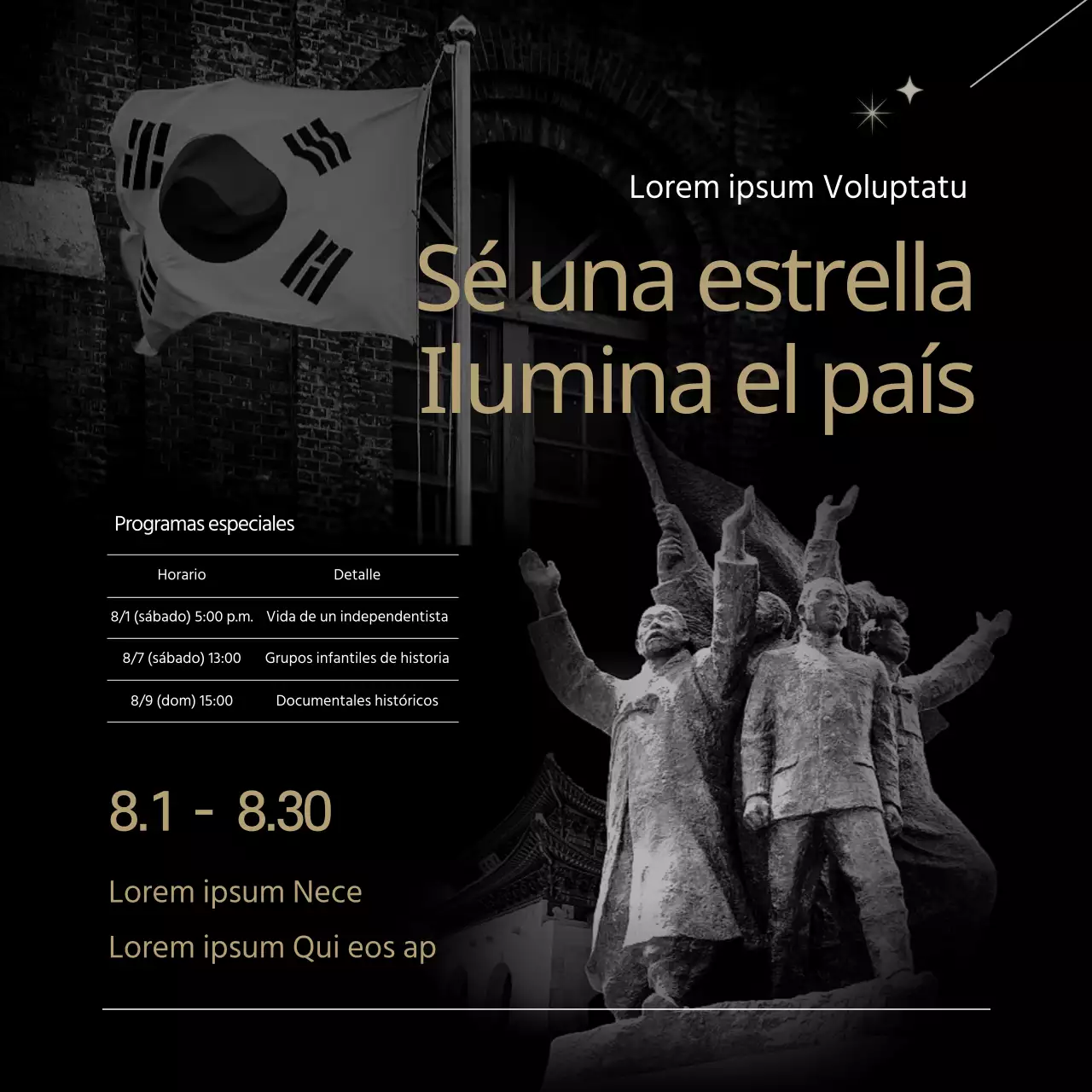 Independentista que se sacrificó por su país Baekbum Kim Gu Día de la Liberación héroe nacional independencia sacrificio patriota