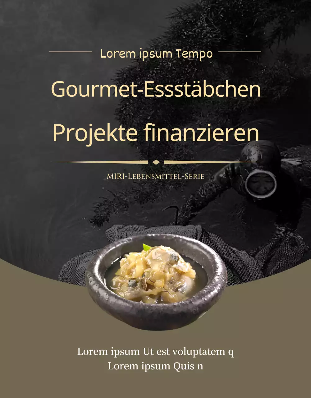 Ein edler, sauberer, schwarz-weißer Jeju Jjigal Fundo (Detailseite)