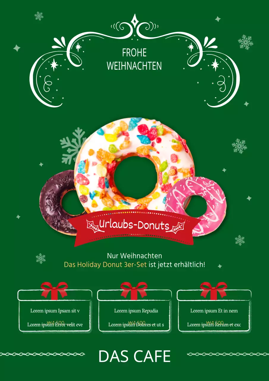 Weihnachts-Donuts