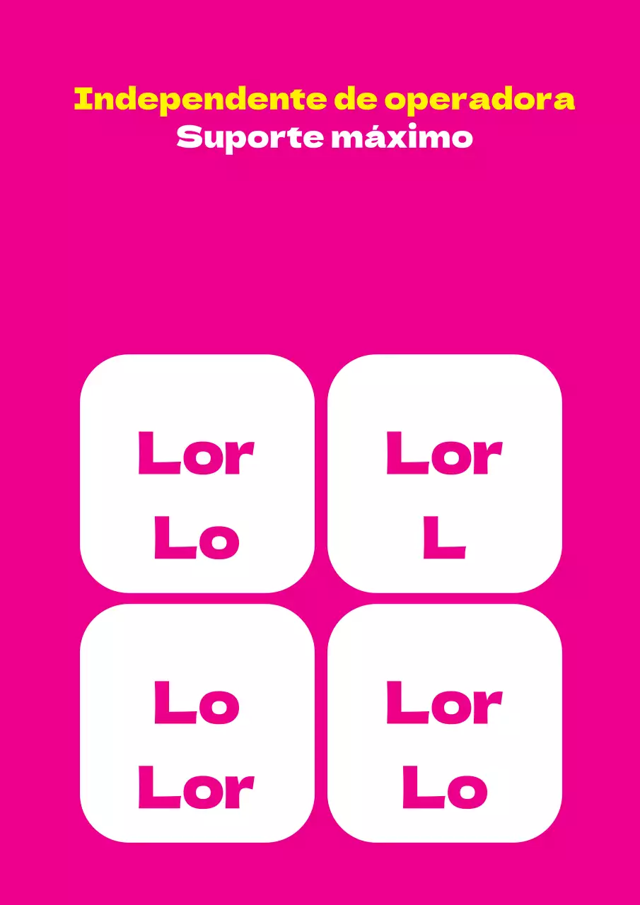 Promova a sua loja de telemóveis com um cartaz simples, cor-de-rosa e bem visível