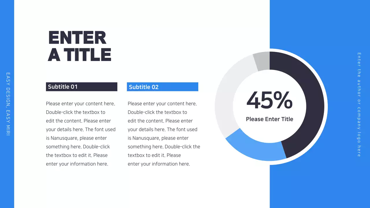 Blue Modern Report Infographic