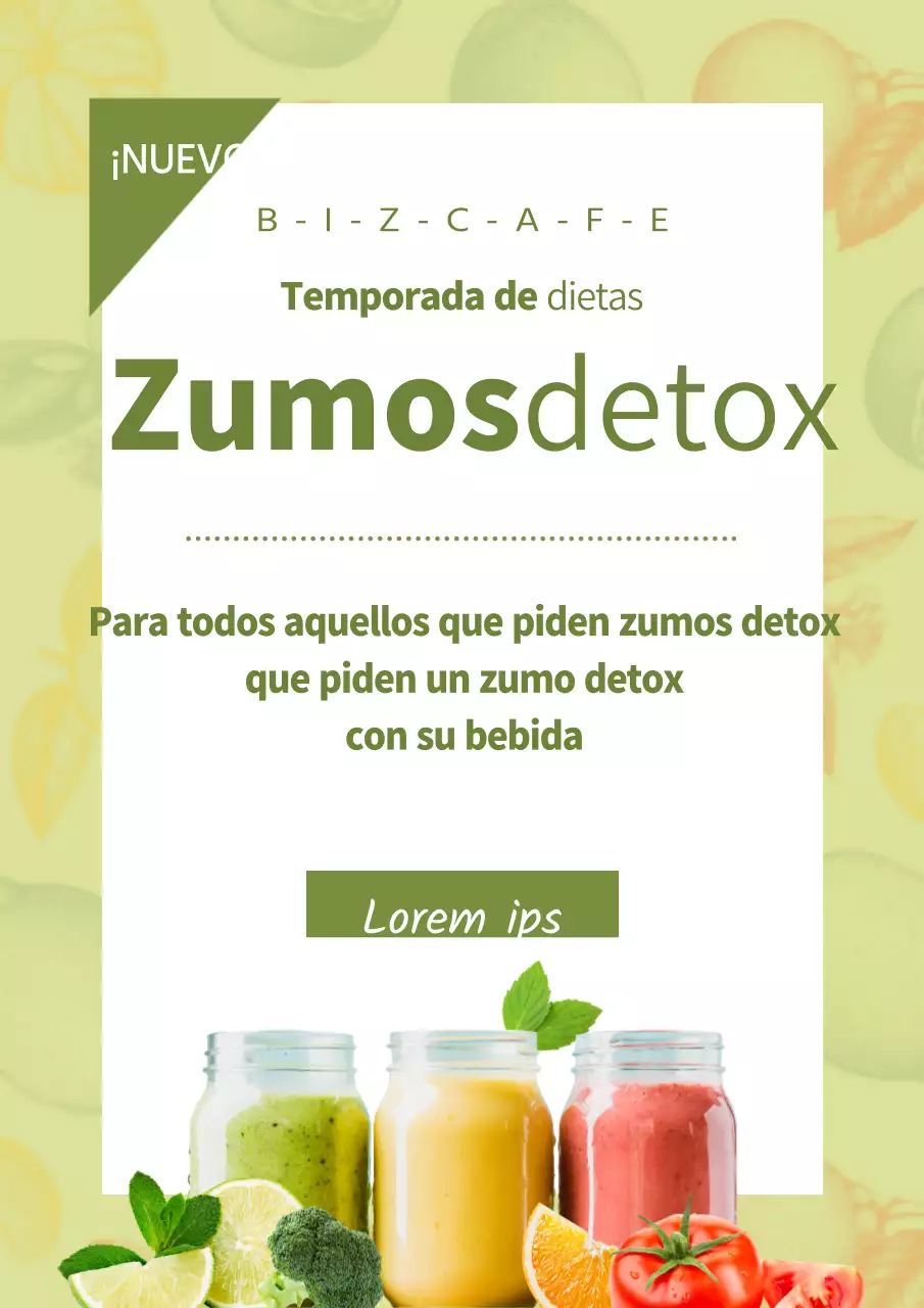 Zumos detox