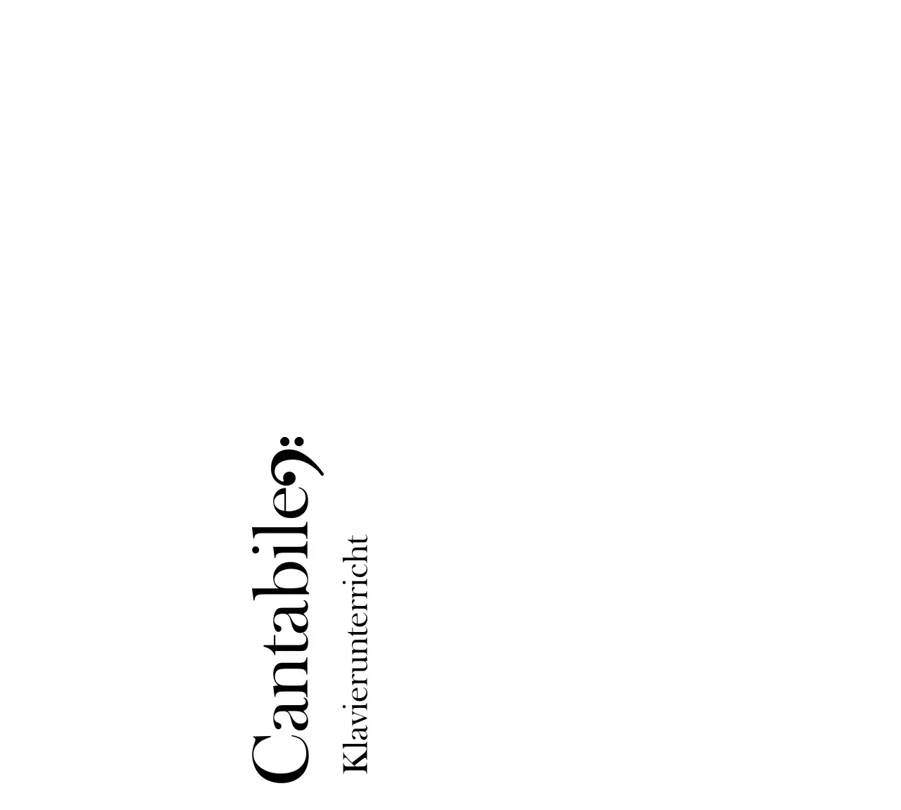 Elegantes Serif-Typografie-Konzept Piano Academy in Schwarz