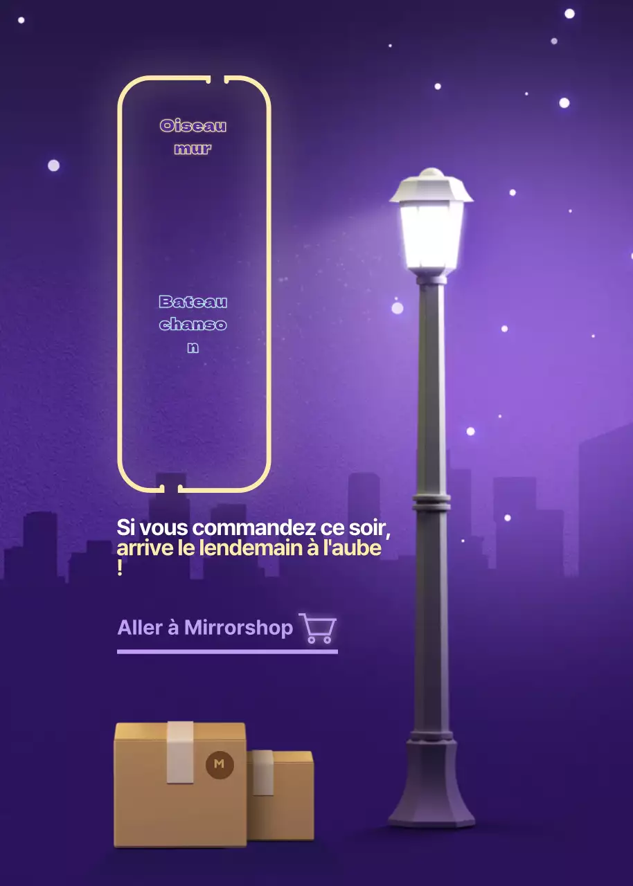 Livraison tôt le matin