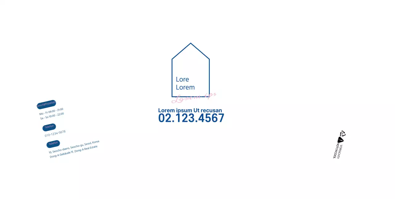 Weiß klare Linien Illustration Immobilien