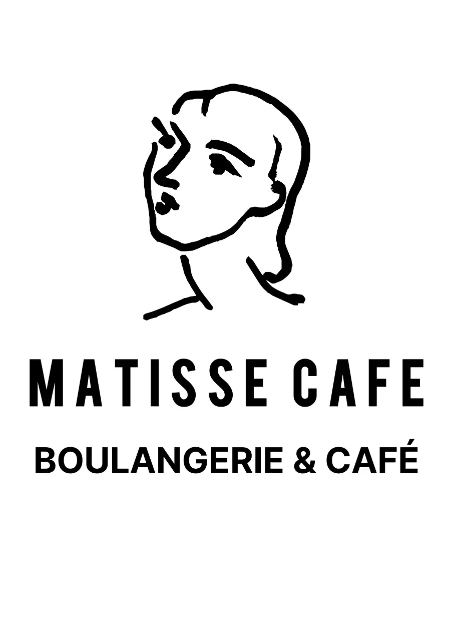 Le logo du café dans le tableau de maître