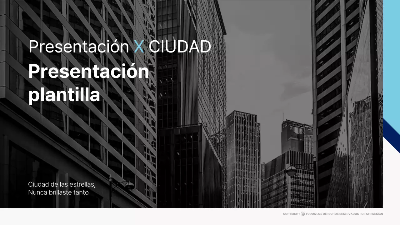 Plantilla de ciudad en blanco y negro