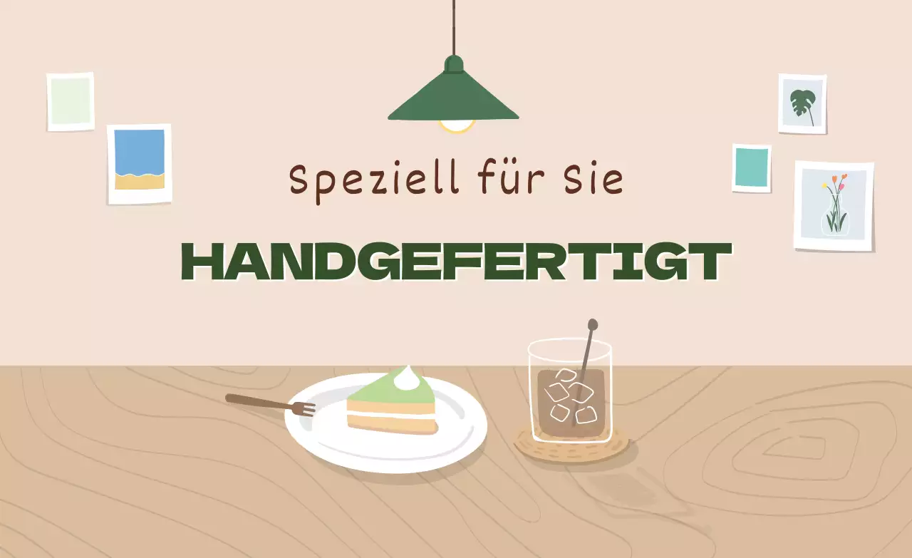 grün beige illustration modernes interieur zuhause cafe event promotion