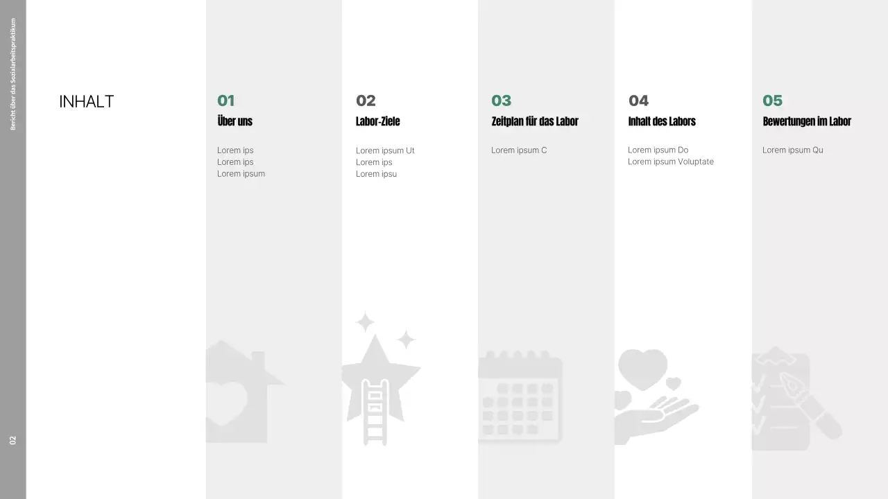 Grüne, saubere Laborberichte