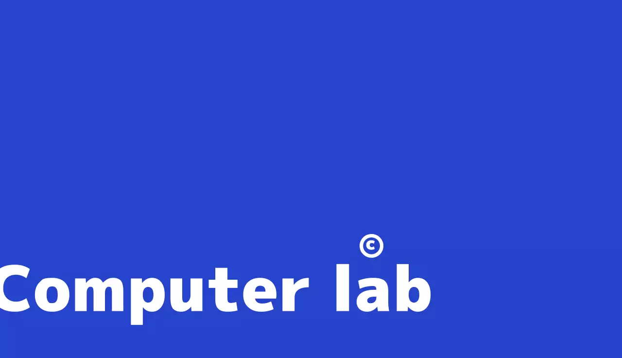 Visitekaartje met je bedrijfslogo op een blauwe achtergrond