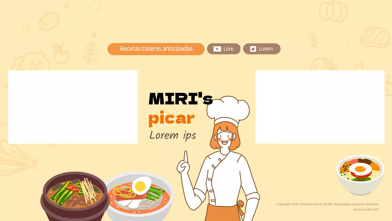 Orange Chef Delicious Cookbook YouTube Última página