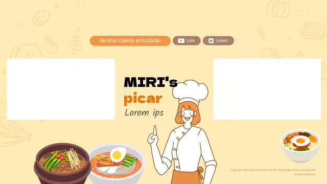 Orange Chef Delicious Cookbook YouTube Última página