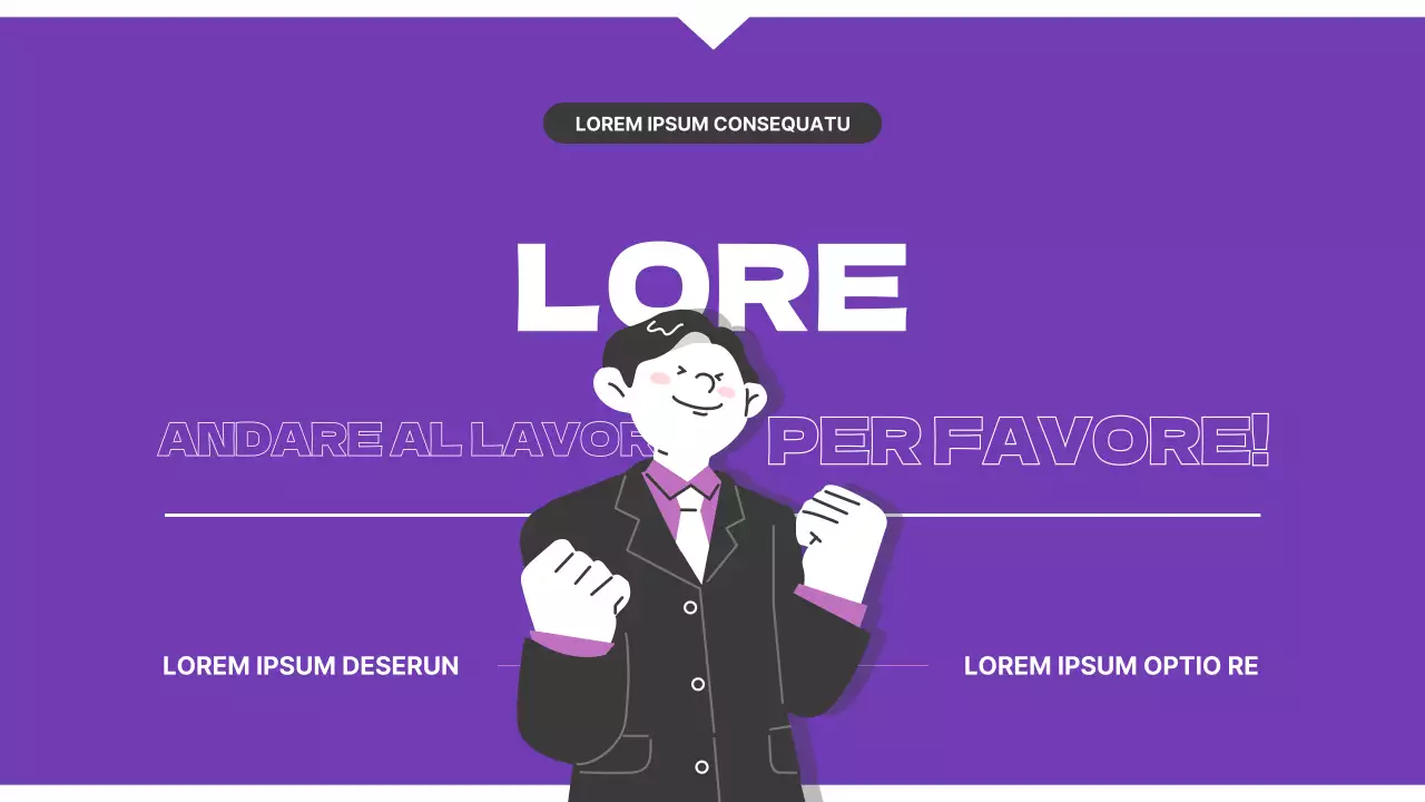 Come far risaltare la vostra lettera di presentazione con illustrazioni in nero e viola