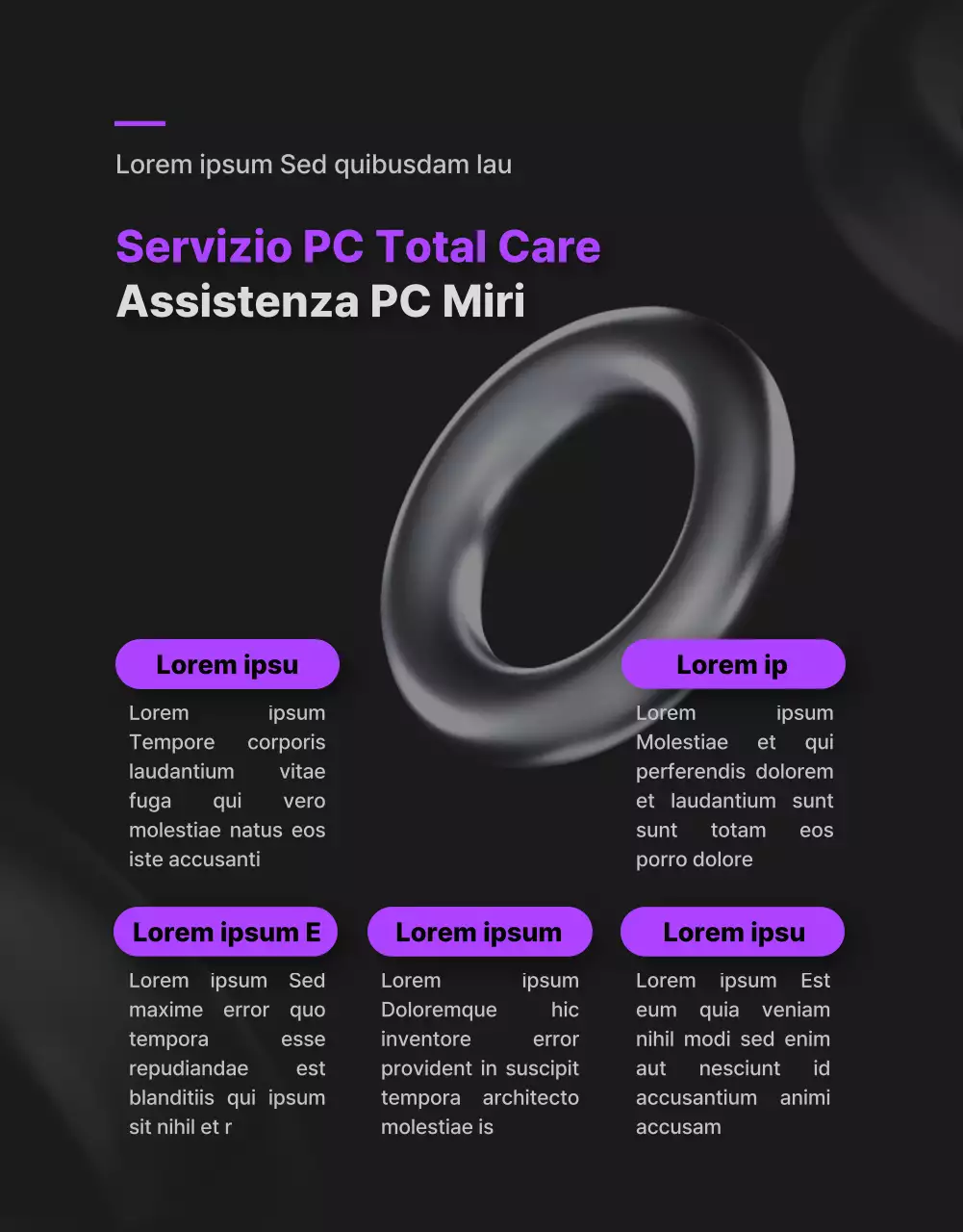 Promuovete i servizi di riparazione elettronica con i punti viola (altro)