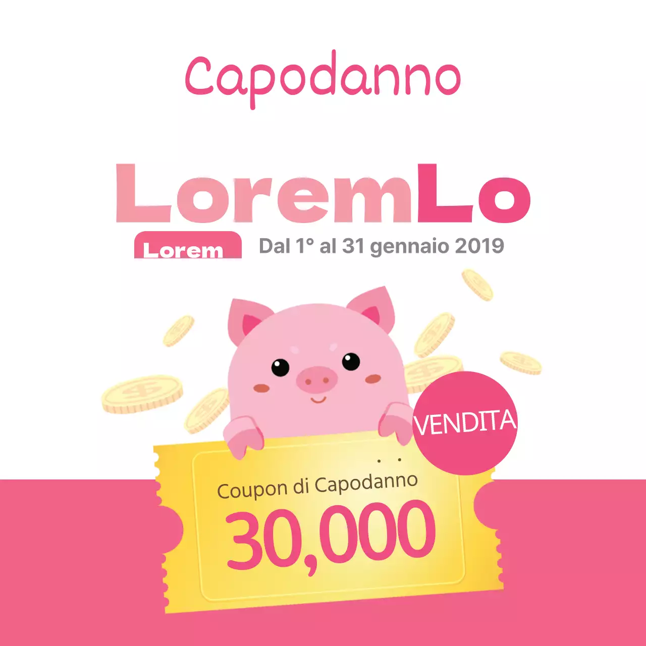 CapodannoShoppingScontiPigs