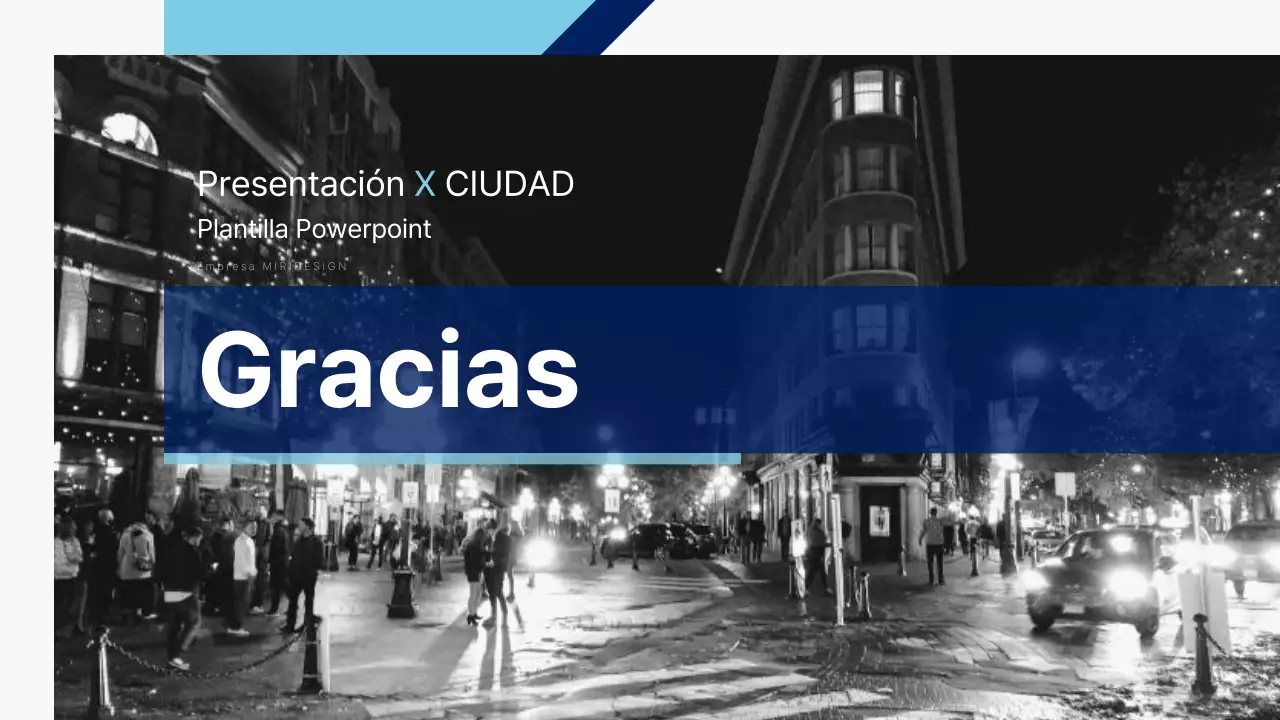 Plantilla de ciudad en blanco y negro