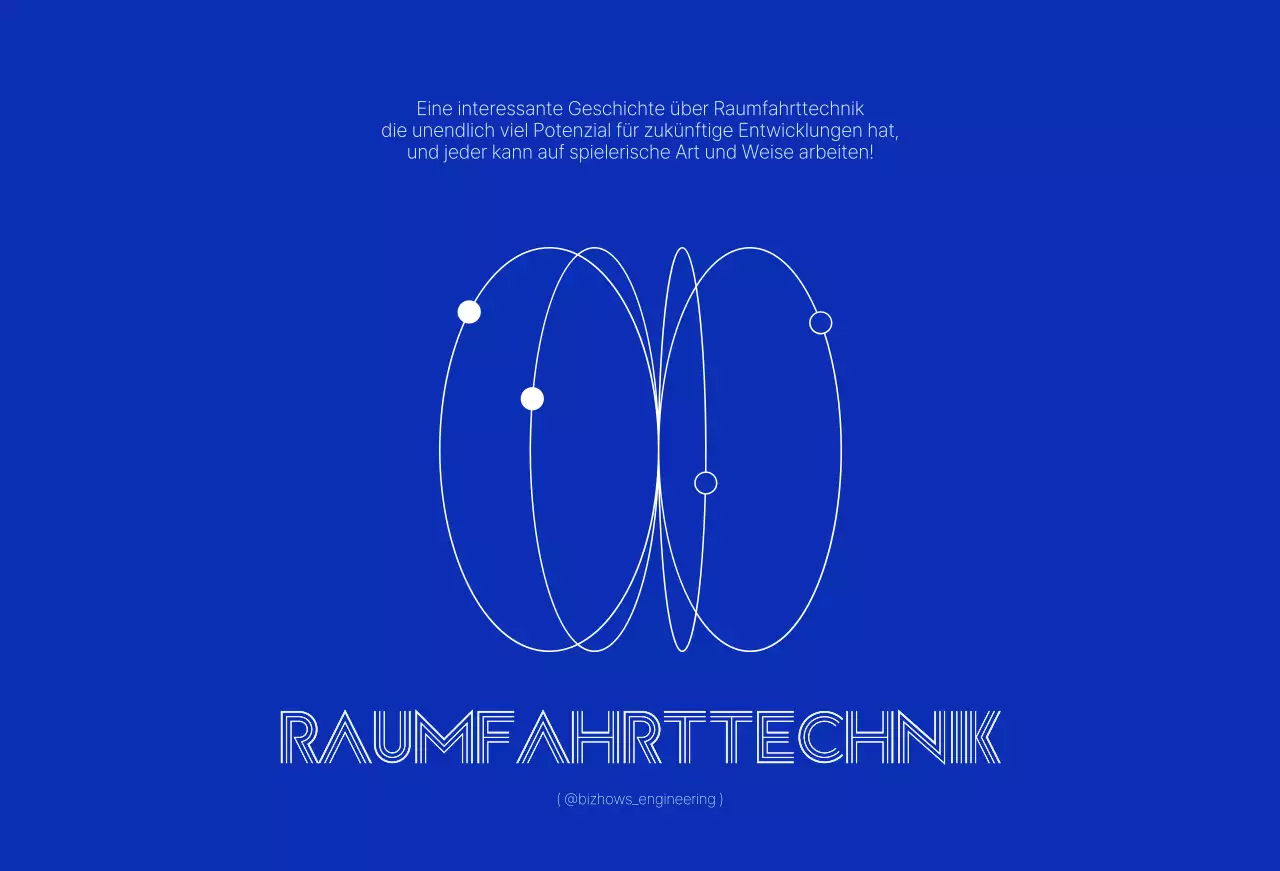 Einfaches, klares technisches Konzept in klarem Marineblau und Weiß