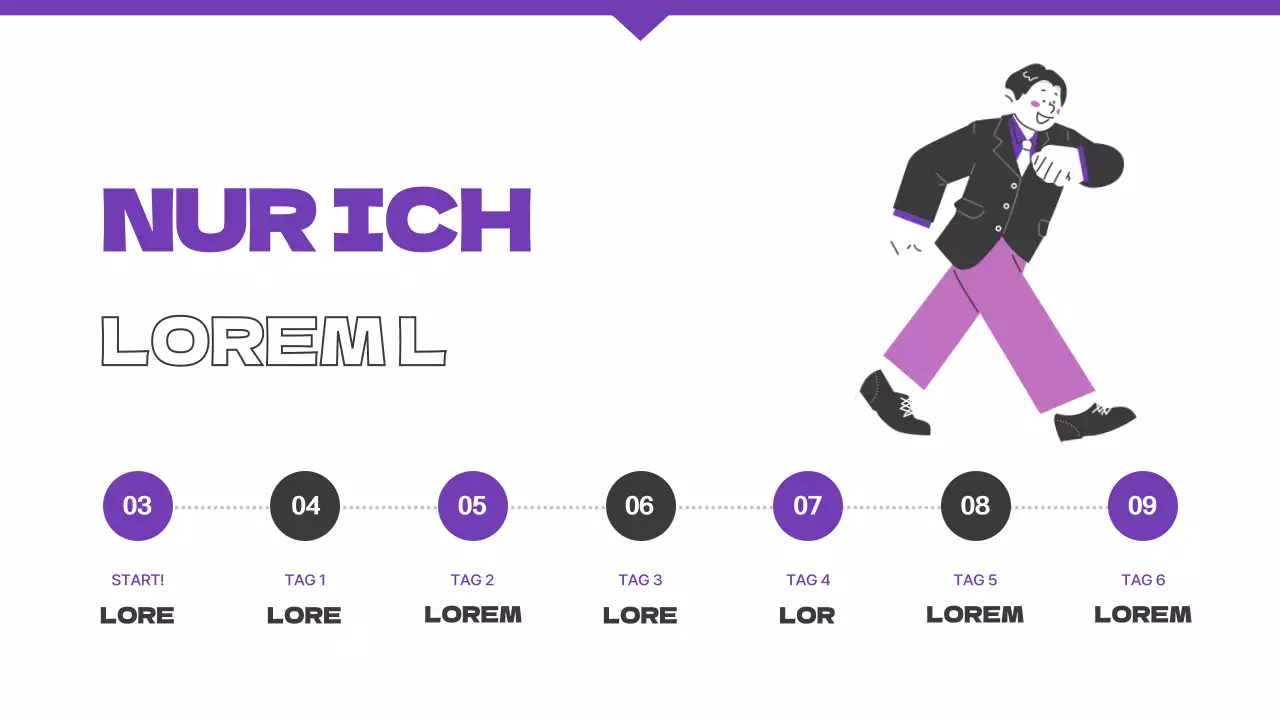 Wie Sie Ihr Anschreiben mit schwarzen und violetten Illustrationen von der Masse abheben können