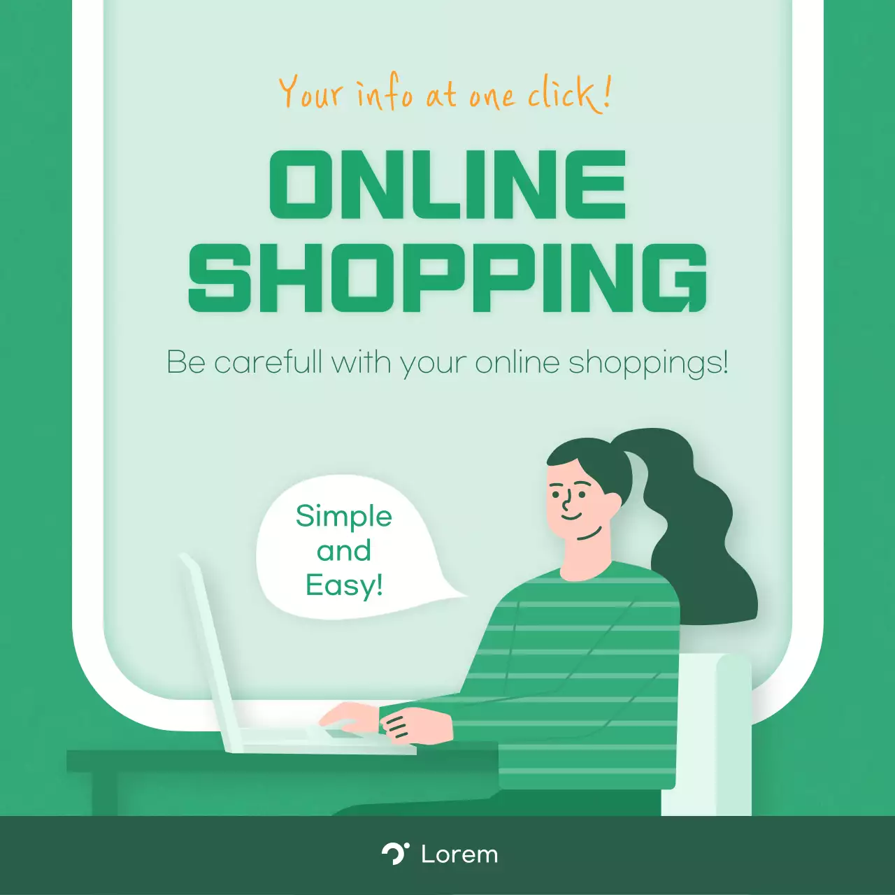 Green Modern Shopping Promotion Instagram Carousel