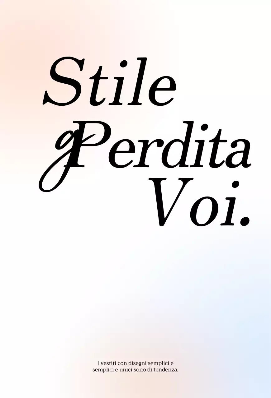 Negozio di abbigliamento semplice e lucido con sfumature