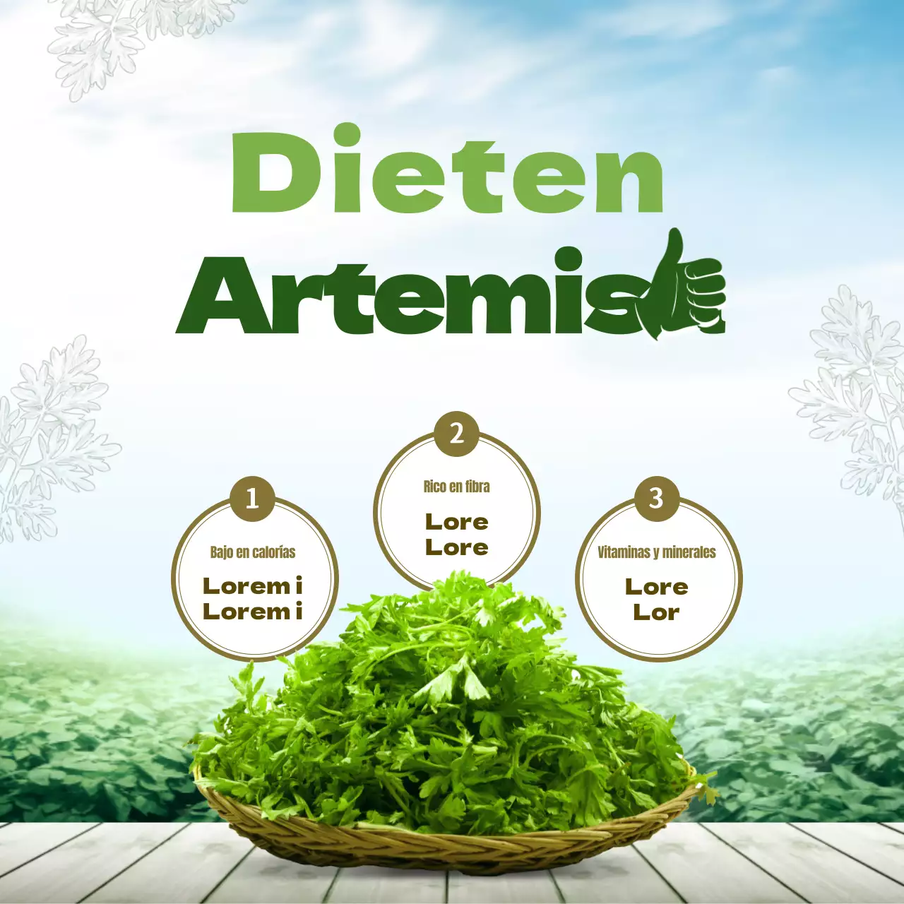 Un concepto fotográfico limpio con un tema de cielo verde