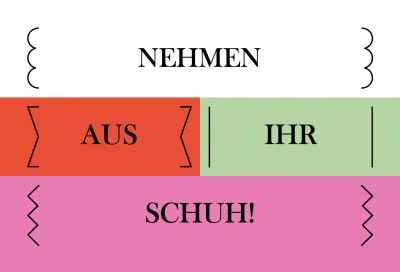 Niedliche, bunte Textstile