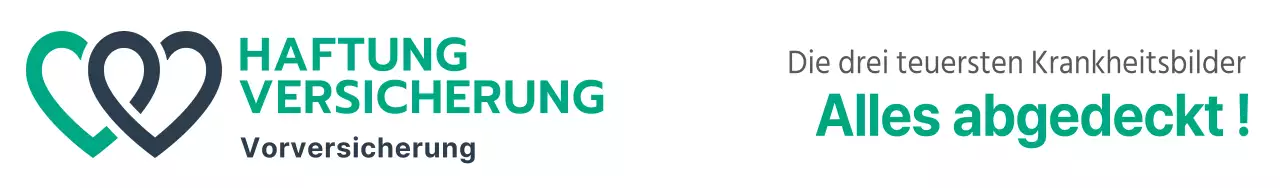 Entwerfen Sie ein Werbemittel für einen Schaden- und Unfallversicherer, das ein Versicherungsprodukt mit einem grünen Logo bewirbt.