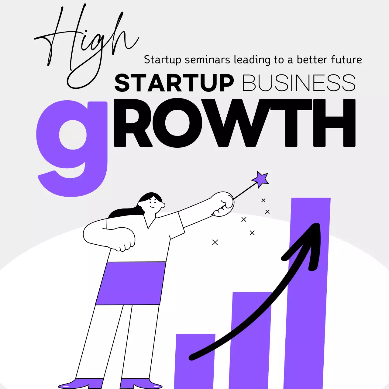 Purple Modern Business Promotion Social Media Post