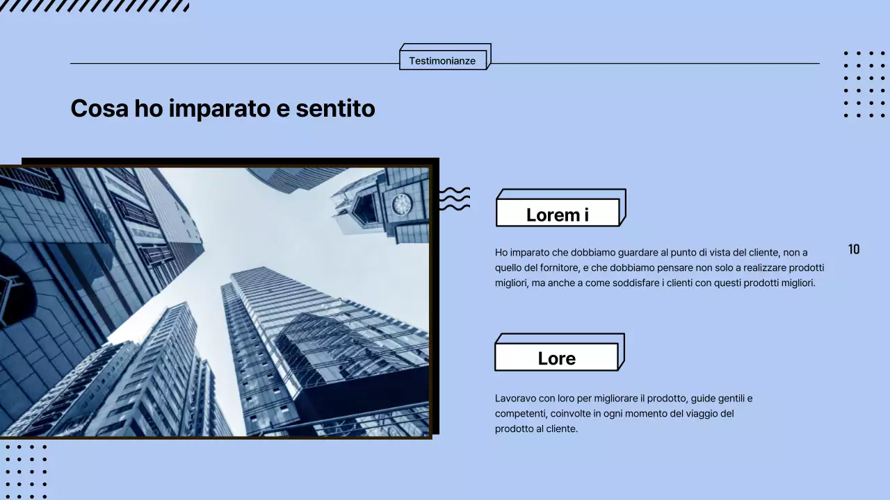 Rapporti di esplorazione della carriera colorati e bordati