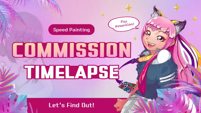 Promosi Lukisan Anime Pelangi Thumbnail YouTube