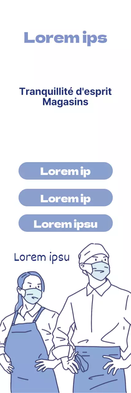 Guide de prévention du coronavirus illustré par la marine bleue