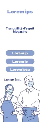 Guide de prévention du coronavirus illustré par la marine bleue