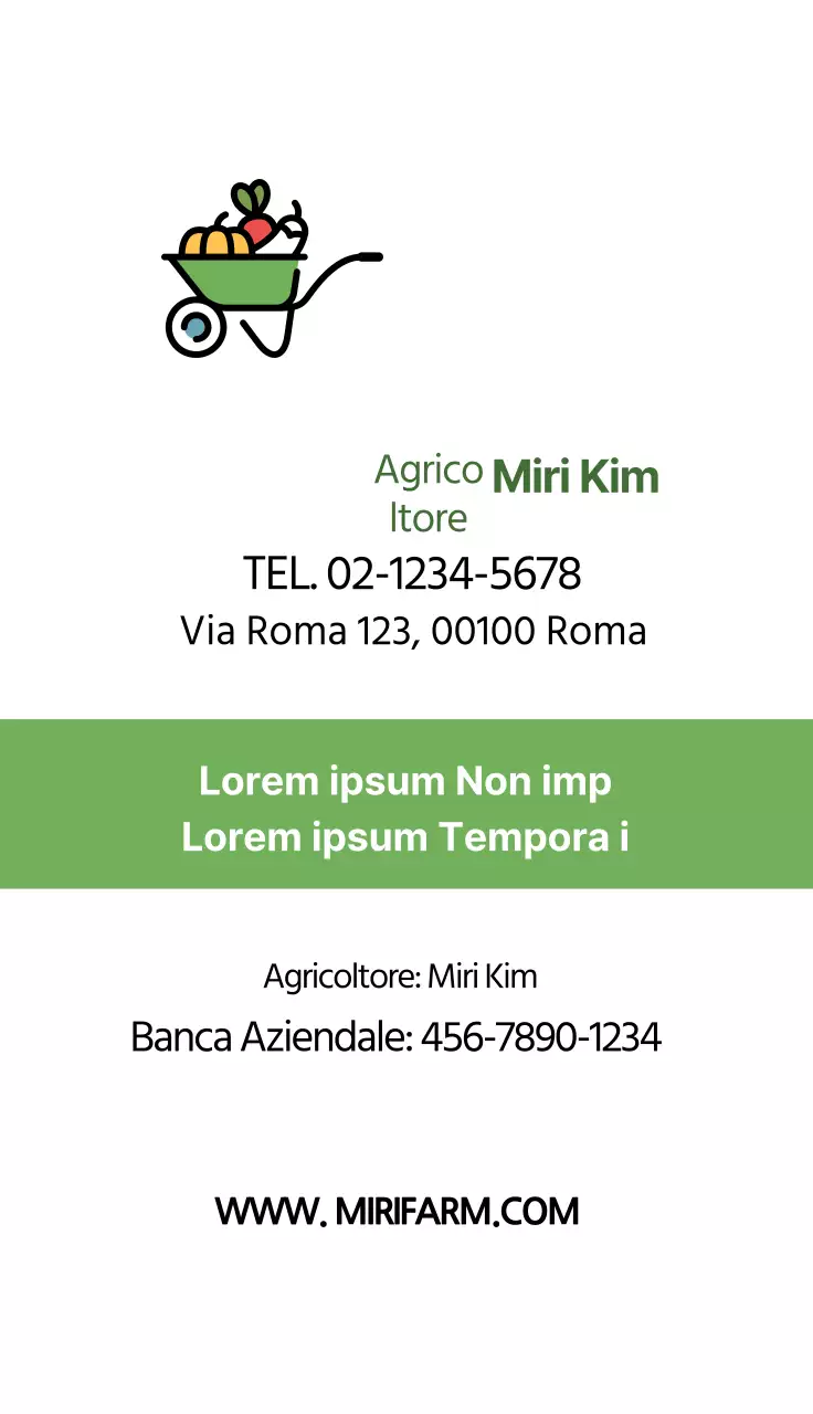 Illustrazione verde Neat Farm