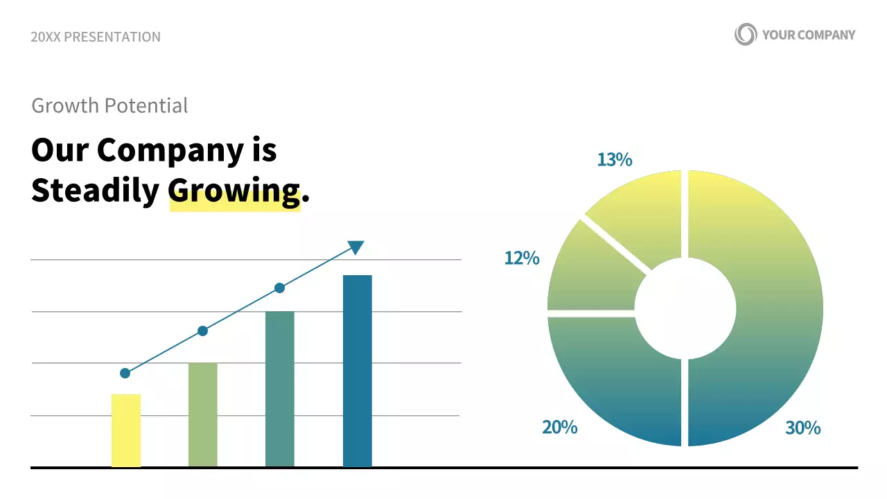 Proposal pengenalan perusahaan berwarna putih dan biru yang modern
