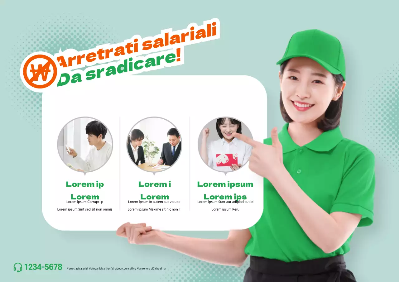Porre fine agli arretrati salariali!