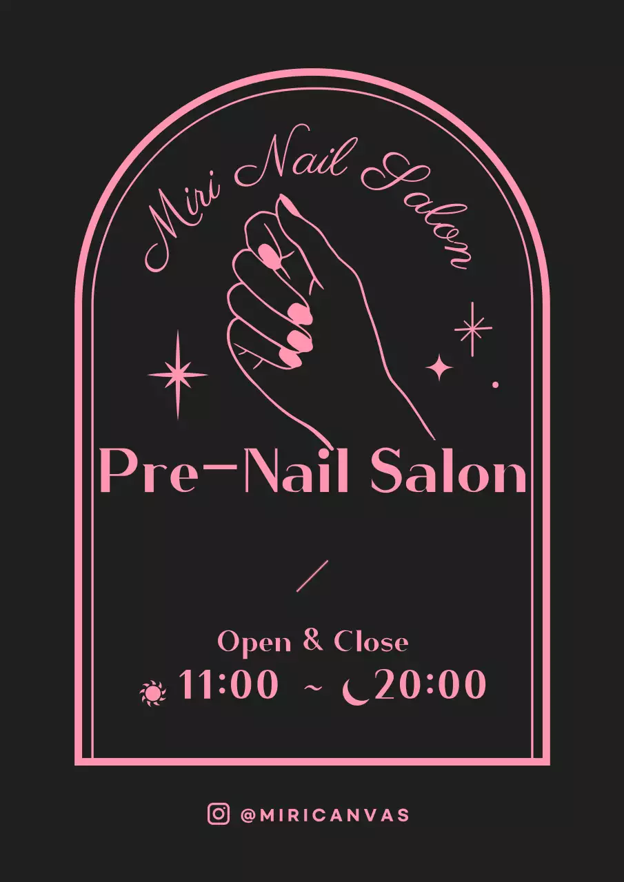 Hướng dẫn thông tin thẩm mỹ viện theo phong cách khung cảm xúc đen và hồng 