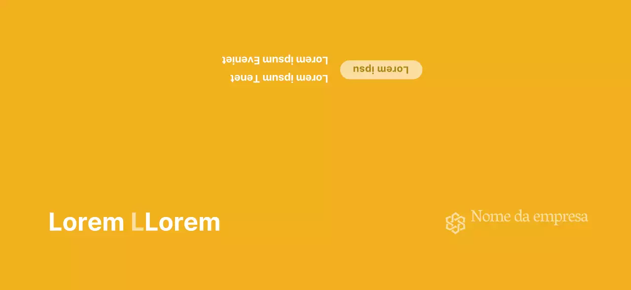 Uma simples promoção de seguro nacional com texto amarelo