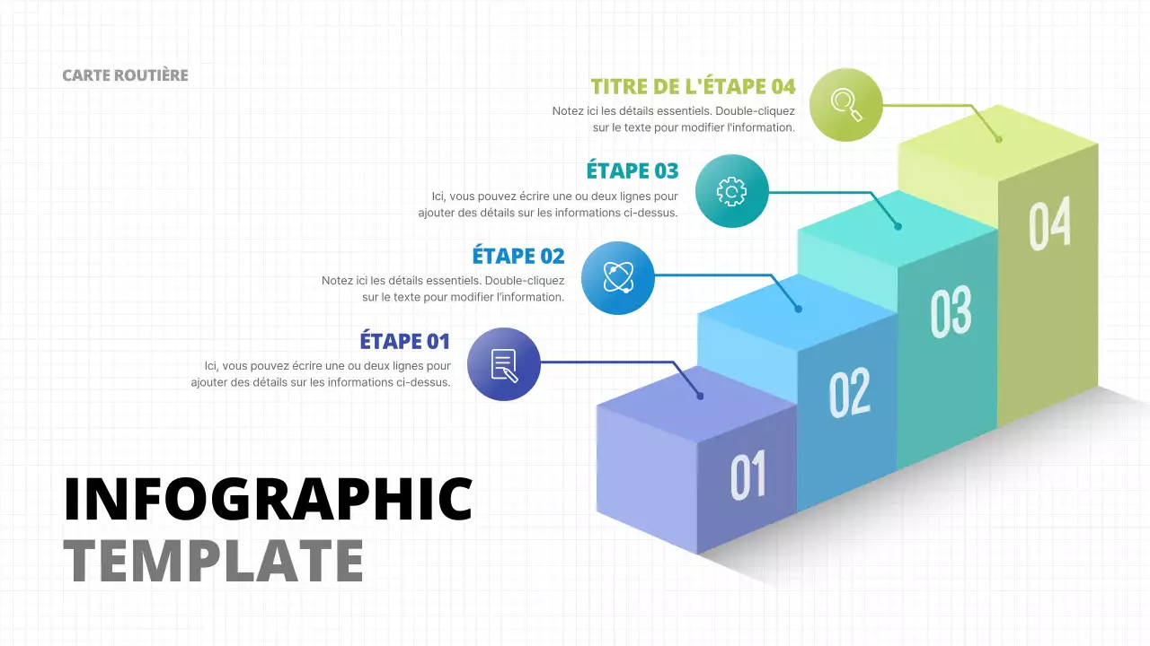 Une infographie sur les graphiques en cascade avec un concept épuré